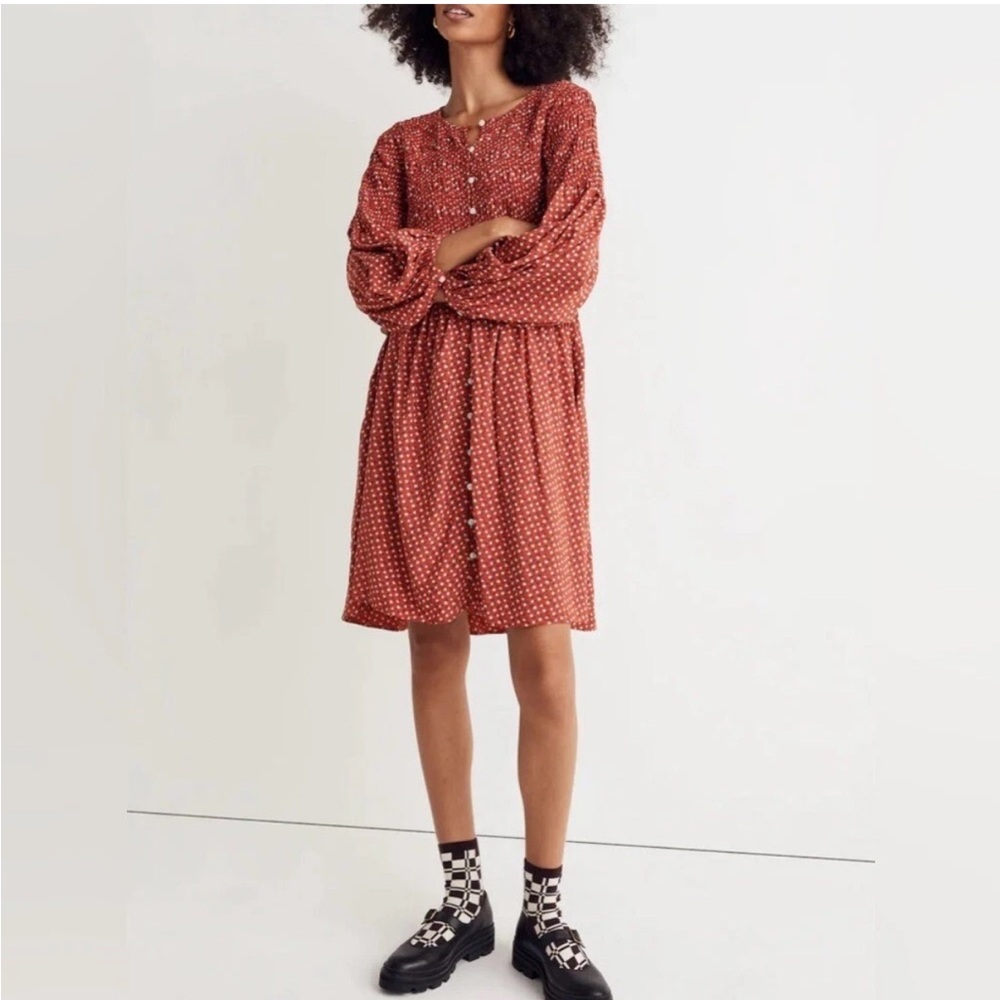 Madewell 3/4 sleeve dress